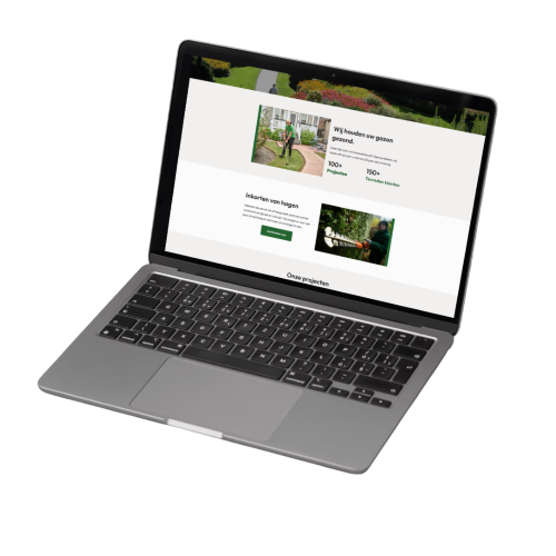 mockup van website
